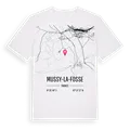 Mussy-la-Fosse karta t-shirt