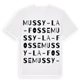 Mussy-la-Fosse ordlek t-shirt