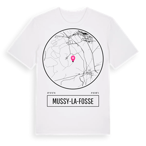 Mussy-la-Fosse t-shirt – ekologisk bomull t-shirt från Pinshirt