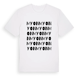 Myon ordlek t-shirt – ekologisk bomull t-shirt från Pinshirt