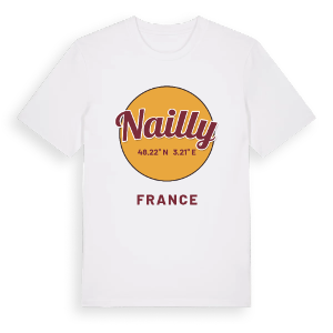 Nailly cirkel t-shirt – ekologisk bomull t-shirt från Pinshirt