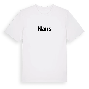 Nans fetstil t-shirt – ekologisk bomull t-shirt från Pinshirt