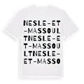 Nesle-et-Massoult ordlek t-shirt