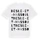 Nesle-et-Massoult ordlek t-shirt