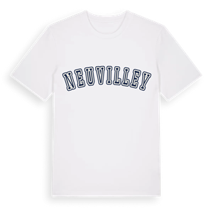 Neuvilley college t-shirt – ekologisk bomull t-shirt från Pinshirt