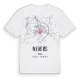Nevers karta t-shirt