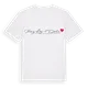 Nevy-lès-Dole hjärta t-shirt