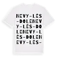 Nevy-lès-Dole ordlek t-shirt
