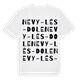 Nevy-lès-Dole ordlek t-shirt