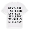 Nevy-sur-Seille ordlek t-shirt