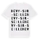 Nevy-sur-Seille ordlek t-shirt