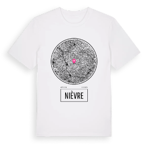 Nièvre t-shirt – ekologisk bomull t-shirt från Pinshirt