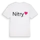 Nitry hjärta t-shirt