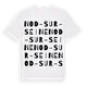Nod-sur-Seine ordlek t-shirt