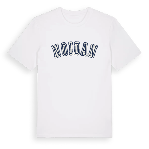 Noidan college t-shirt – ekologisk bomull t-shirt från Pinshirt