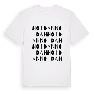 Noidan ordlek t-shirt – ekologisk bomull t-shirt från Pinshirt
