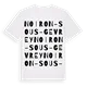 Noiron-sous-Gevrey ordlek t-shirt