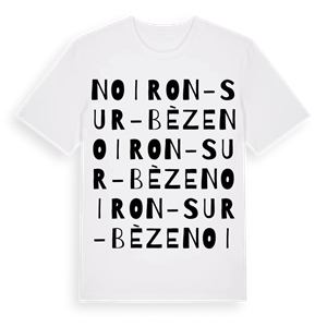Noiron-sur-Bèze ordlek t-shirt – ekologisk bomull t-shirt från Pinshirt