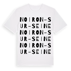 Noiron-sur-Seine ordlek t-shirt – ekologisk bomull t-shirt från Pinshirt