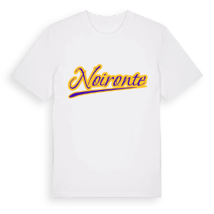 Noironte baseball t-shirt – ekologisk bomull t-shirt från Pinshirt