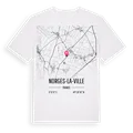 Norges-la-Ville karta t-shirt