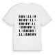 Novillard ordlek t-shirt