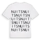 Nuits ordlek t-shirt