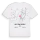 Nuits-Saint-Georges karta t-shirt