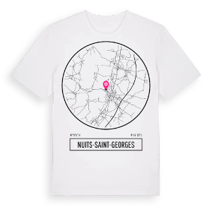 Nuits-Saint-Georges t-shirt – ekologisk bomull t-shirt från Pinshirt