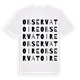 Observatoire ordlek t-shirt