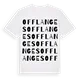 Offlanges ordlek t-shirt