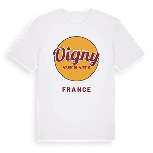 Oigny cirkel t-shirt – ekologisk bomull t-shirt från Pinshirt