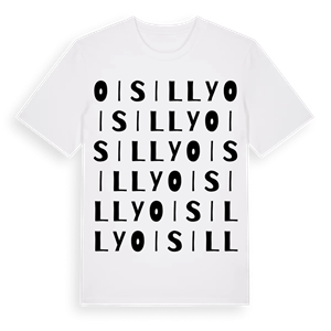 Oisilly ordlek t-shirt – ekologisk bomull t-shirt från Pinshirt