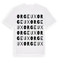 Orgeux ordlek t-shirt