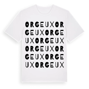 Orgeux ordlek t-shirt – ekologisk bomull t-shirt från Pinshirt