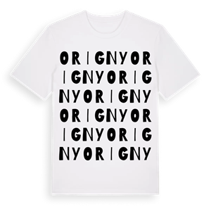 Origny ordlek t-shirt – ekologisk bomull t-shirt från Pinshirt