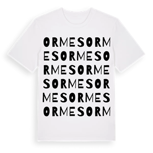 Ormes ordlek t-shirt – ekologisk bomull t-shirt från Pinshirt