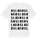 Oslon ordlek t-shirt