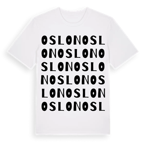 Oslon ordlek t-shirt – ekologisk bomull t-shirt från Pinshirt