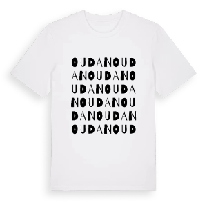 Oudan ordlek t-shirt – ekologisk bomull t-shirt från Pinshirt