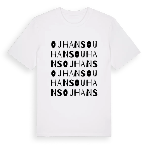 Ouhans ordlek t-shirt – ekologisk bomull t-shirt från Pinshirt