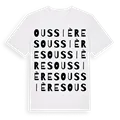 Oussières ordlek t-shirt