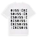 Oussières ordlek t-shirt