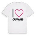 Jag älskar Ouvans t-shirt stort tryck