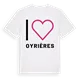 Jag älskar Oyrières t-shirt stort tryck