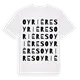 Oyrières ordlek t-shirt