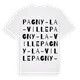 Pagny-la-Ville ordlek t-shirt