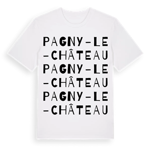Pagny-le-Château ordlek t-shirt – ekologisk bomull t-shirt från Pinshirt