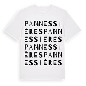 Pannessières ordlek t-shirt – ekologisk bomull t-shirt från Pinshirt