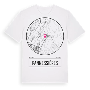 Pannessières t-shirt – ekologisk bomull t-shirt från Pinshirt